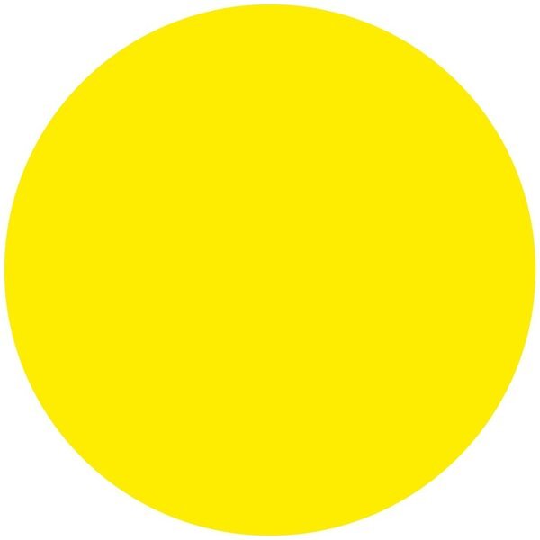 Круг желтого цвета