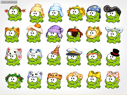 Наклейки ам Ням