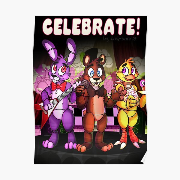 FNAF celebrate Постер