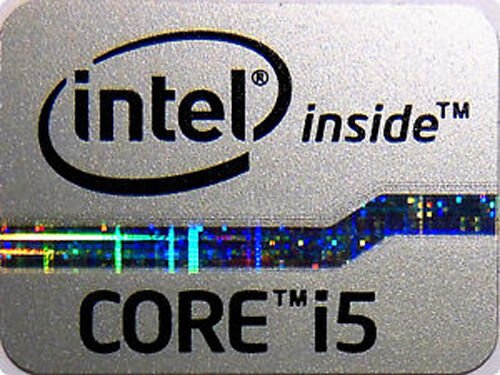 Наклейка логотип Intel Core i7