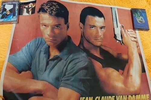 Jean Claude van Damme плакаты 90х