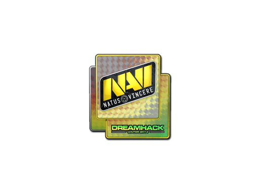 Наклейка нави Катовице 2015 голографическая