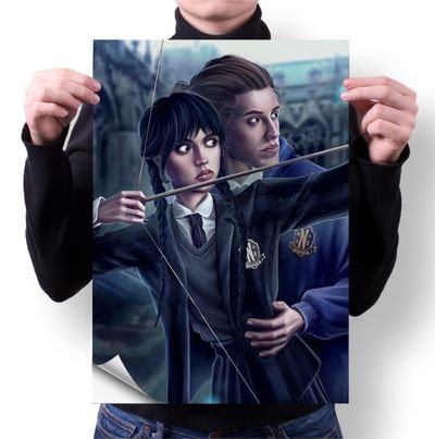 Венсдей Аддамс арт