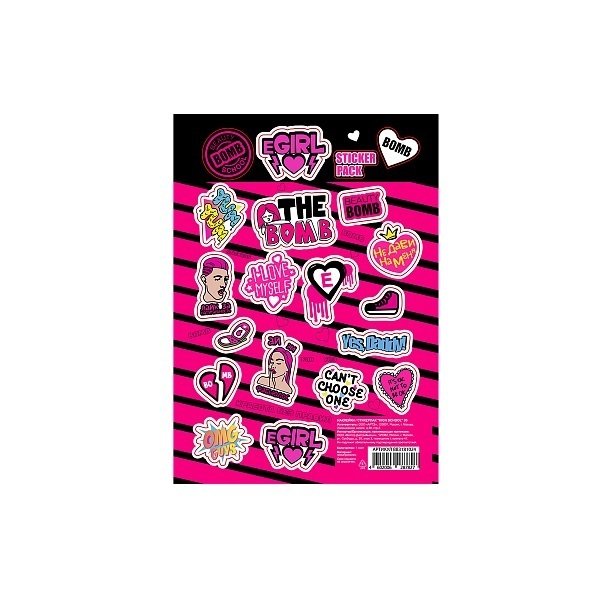 Beauty Bomb High School стикер пак