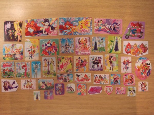 Винкс коллекционные наклейки