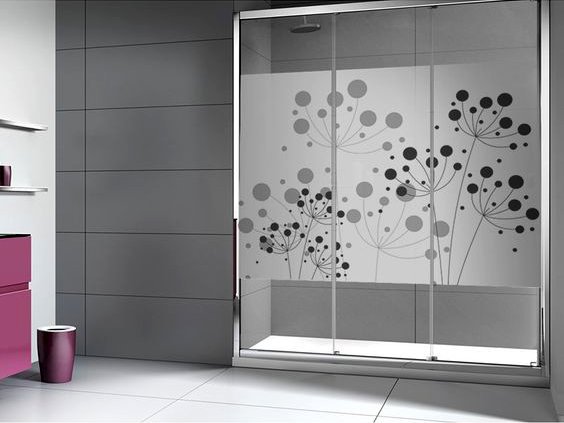 Пескоструйное стекло в интерьере