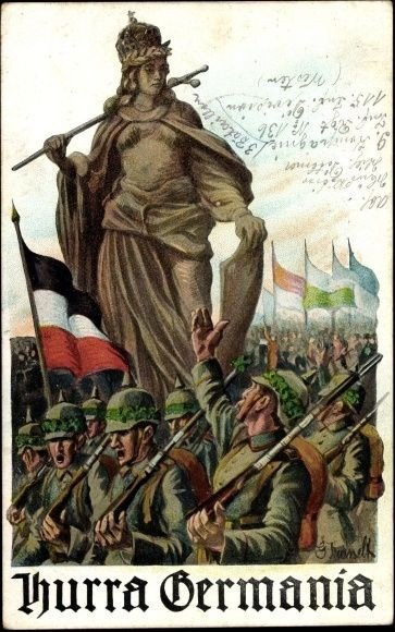 Карикатуры первой мировой войны Германия