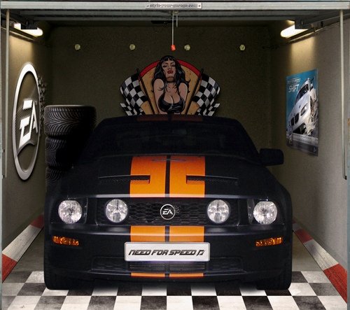 Гаражные двери необычные