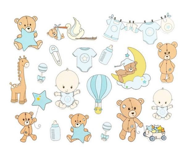 Высечки для скрапбукинга детские