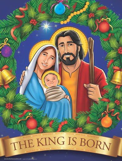 Плакат с Рождеством Христовым