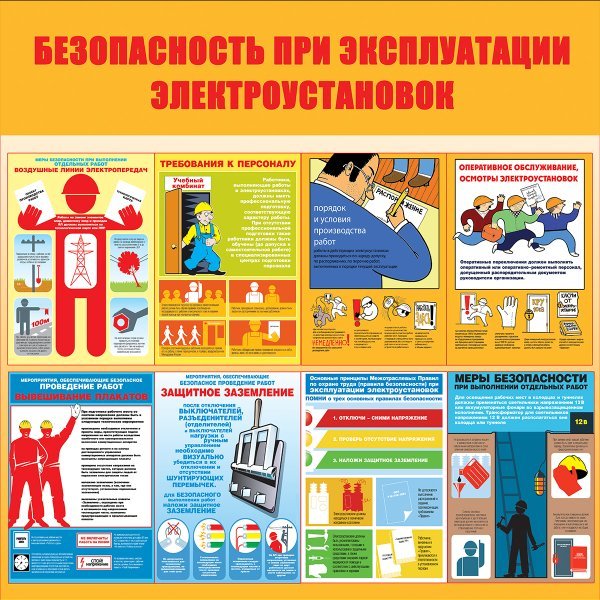 Плакаты безопасности (50 фото)