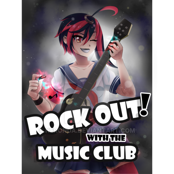 Яндере симулятор плакаты клубов