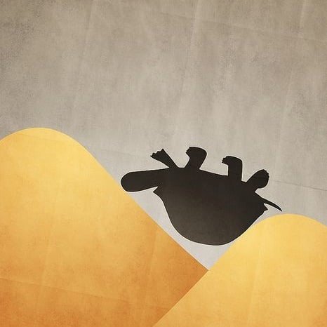 Минималистическая афиша Гарри Поттер