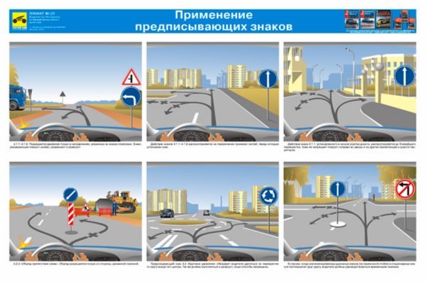 Иллюстрации к ПДД для автошкол