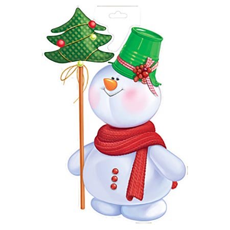 Плакат снеговика для детского сада