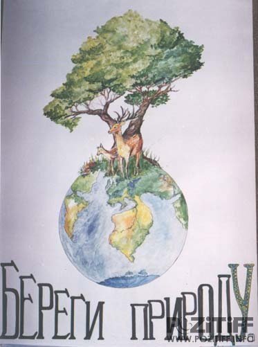 Плакат охрана природы