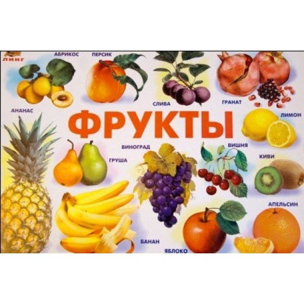 Фрукты плакат для детей