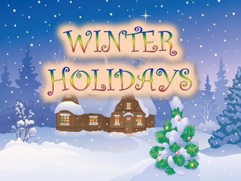 Проект зимние каникулы английскому