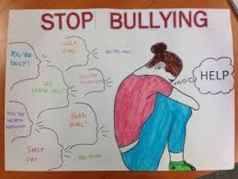 Плакат на тему буллинга