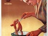 Плакаты в советских столовых