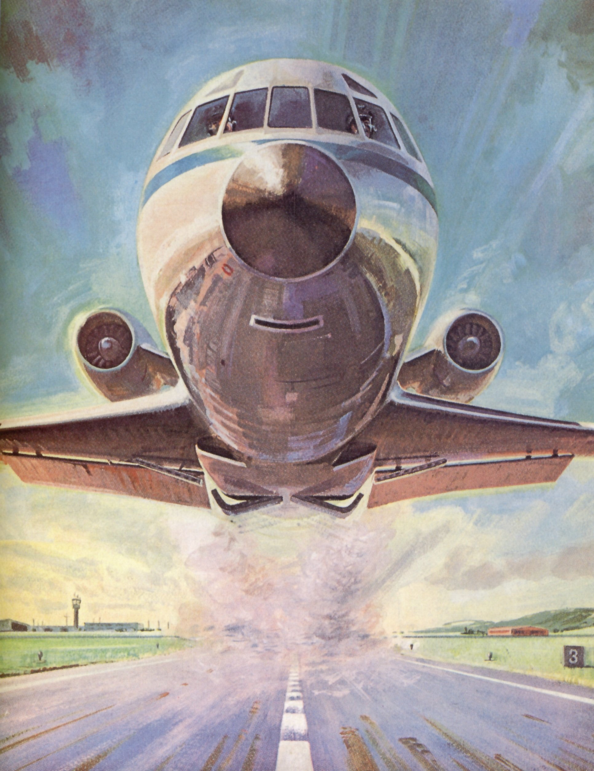 Картина самолёт