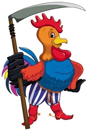 Постер с петухом