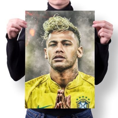 Постер Неймар Винтаж