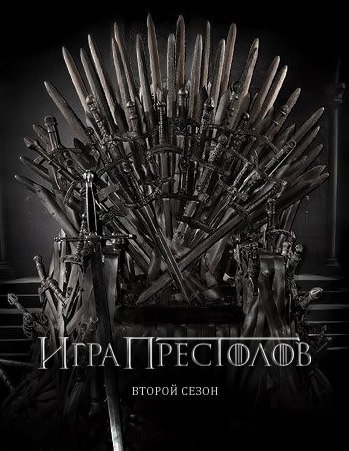 Игра престолов 2 сезон Постер