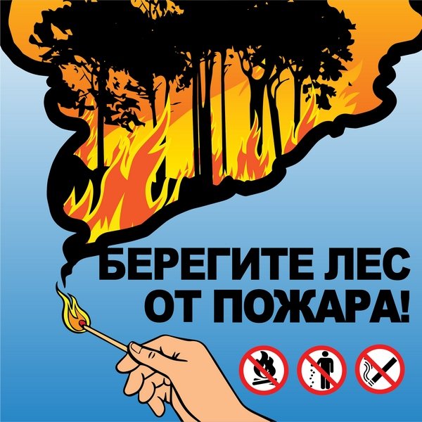 Плакат на тему пожарная безопасность