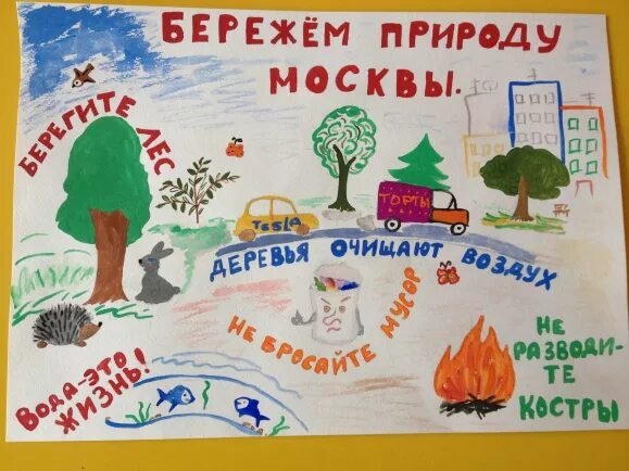 Плакат береги природу