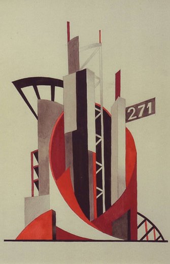 Iakov Chernikhov, Suprematist Composition 1922