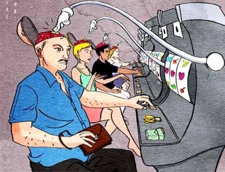 Игровая зависимость плакат