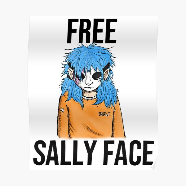 Салли фейс плакат