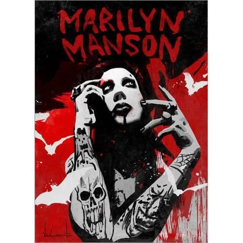 Мэрилин мэнсон плакат