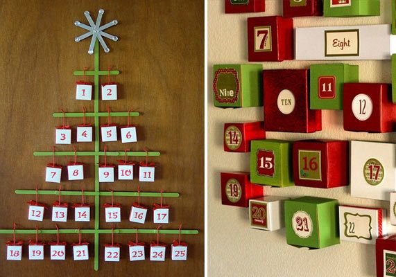 Адвент календарь в средней группе детского сада