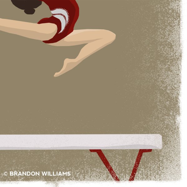 Постер спортивная гимнастика