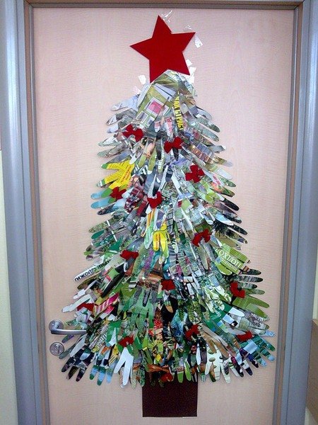 Рисование ладошками елка