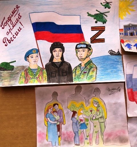 Рисунки на тему своих не бросаем война