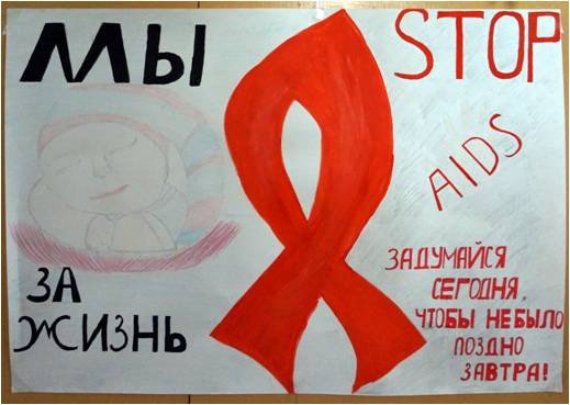 Плакат по СПИДУ