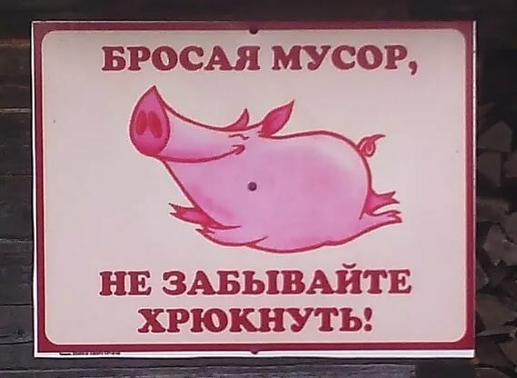 Плакат не мусорить прикольные