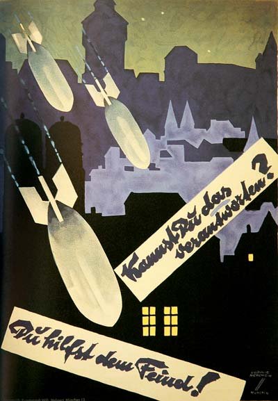 Светомаскировка плакат немецкий