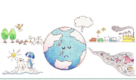Рисунок на тему загрязнение природы