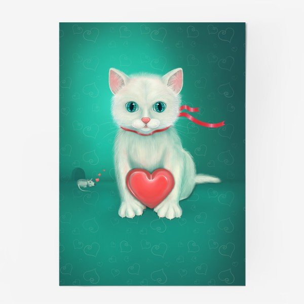 Котенок в полотенце мяу