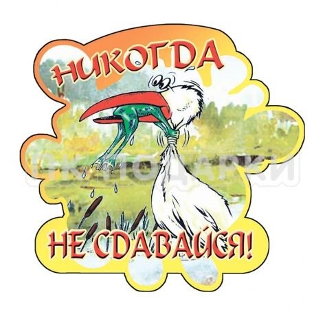 Не сдавайся табличка