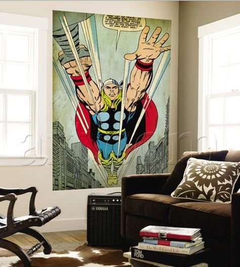 Роспись стен в стиле поп арт