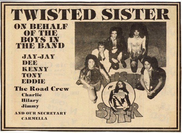 Твистер систер плакат