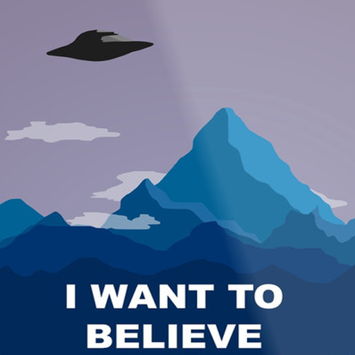 X files i want to believe плакат