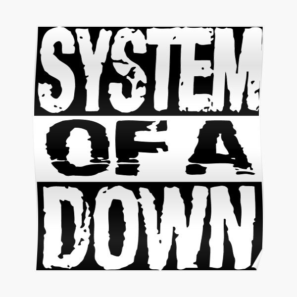 Группа System of a down плакат