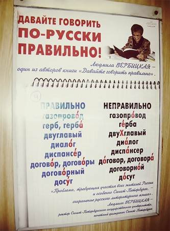 Давайте говорить правильно