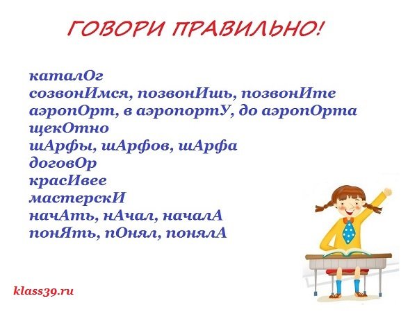Говорим и пишем правильно